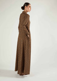 Retro Print Maxi