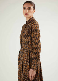 Retro Print Maxi