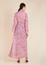 Rose Spray Maxi Dress