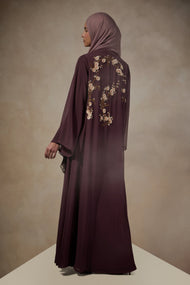 Vintage Rose Open Abaya