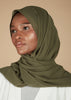 Sage Crepe Hijab