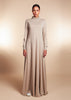 Seam Flared Abaya Cashmere