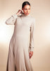 Seam Flared Abaya Cashmere