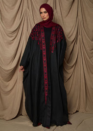 Tatreez Open Abaya