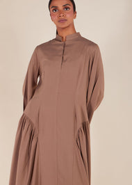 Side Pleat Maxi