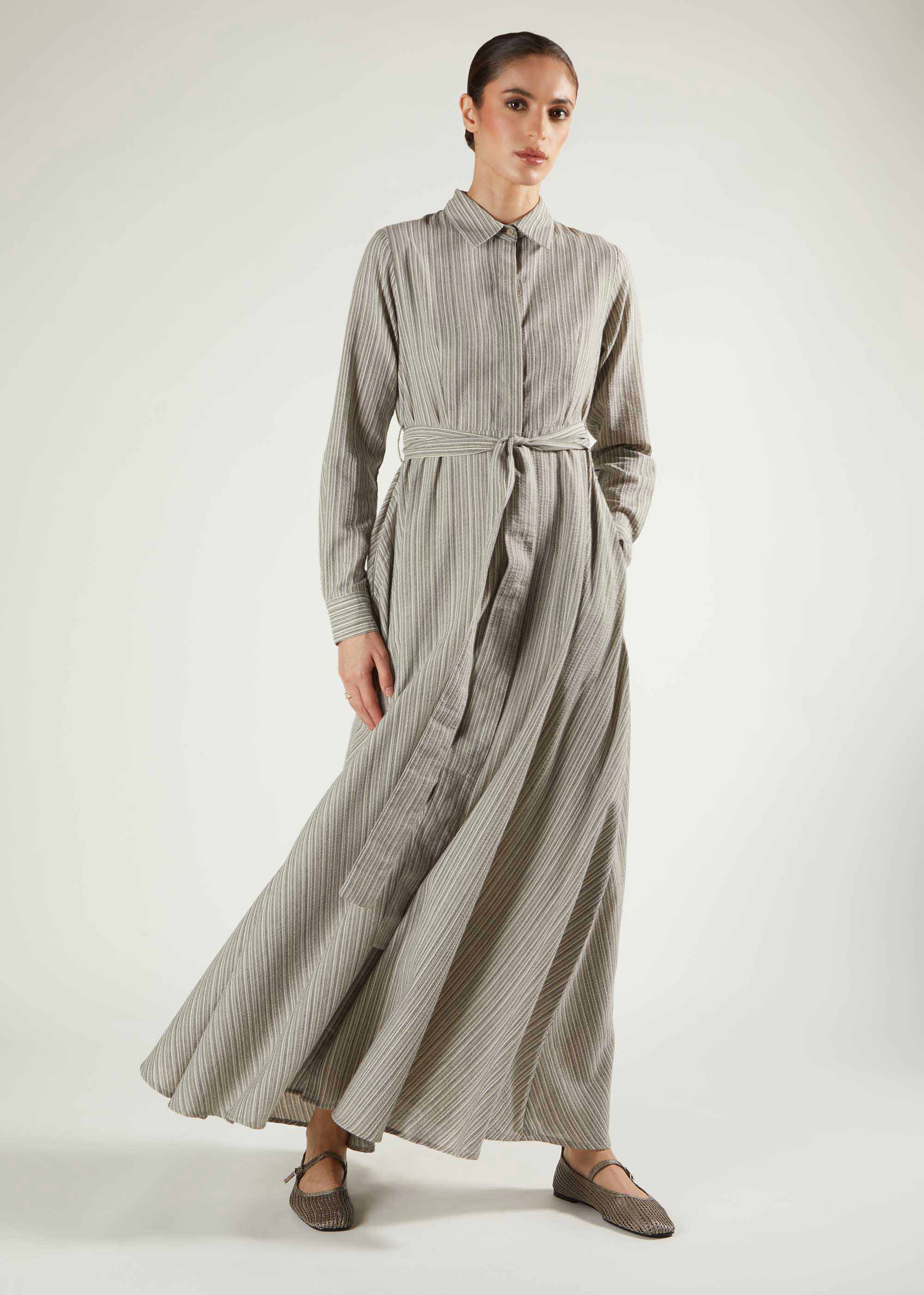 Soft Cotton Shirted Maxi Soft Cotton Shirted Maxi