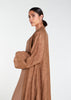 Woven Open Abaya