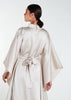 Silk Feel Kaftan Ivory