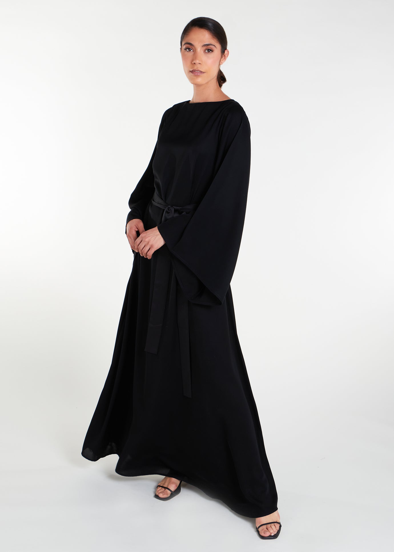 Bell Sleeve Abaya Black | Modest Abayas | Aab Modest Wear Bell Sleeve Abaya Black | Modest Abayas | Aab Modest Wear