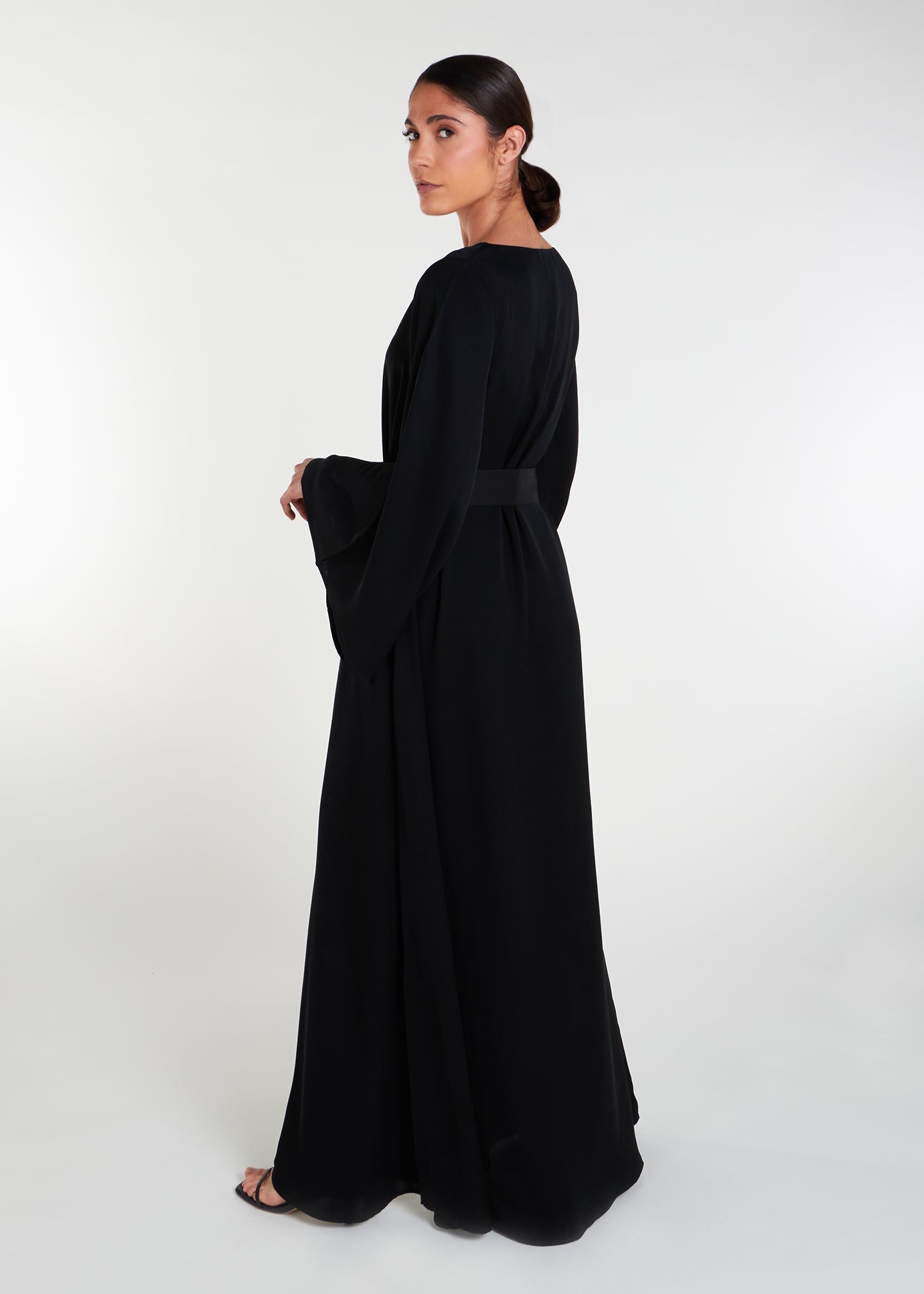 Bell Sleeve Abaya Black | Modest Abayas | Aab Modest Wear Bell Sleeve Abaya Black | Modest Abayas | Aab Modest Wear