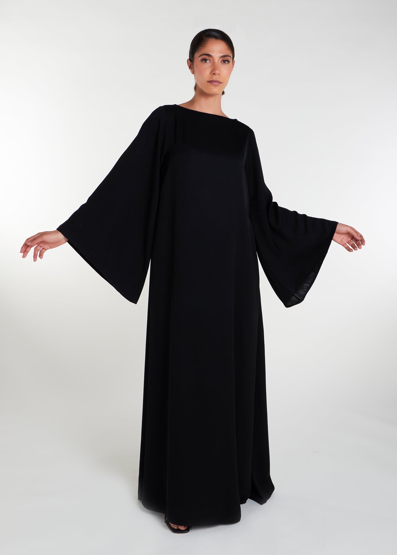 Bell Sleeve Abaya Black | Modest Abayas | Aab Modest Wear Bell Sleeve Abaya Black | Modest Abayas | Aab Modest Wear