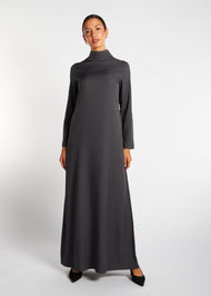 Straight Cut Maxi Charcoal