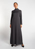 Straight Cut Maxi Charcoal