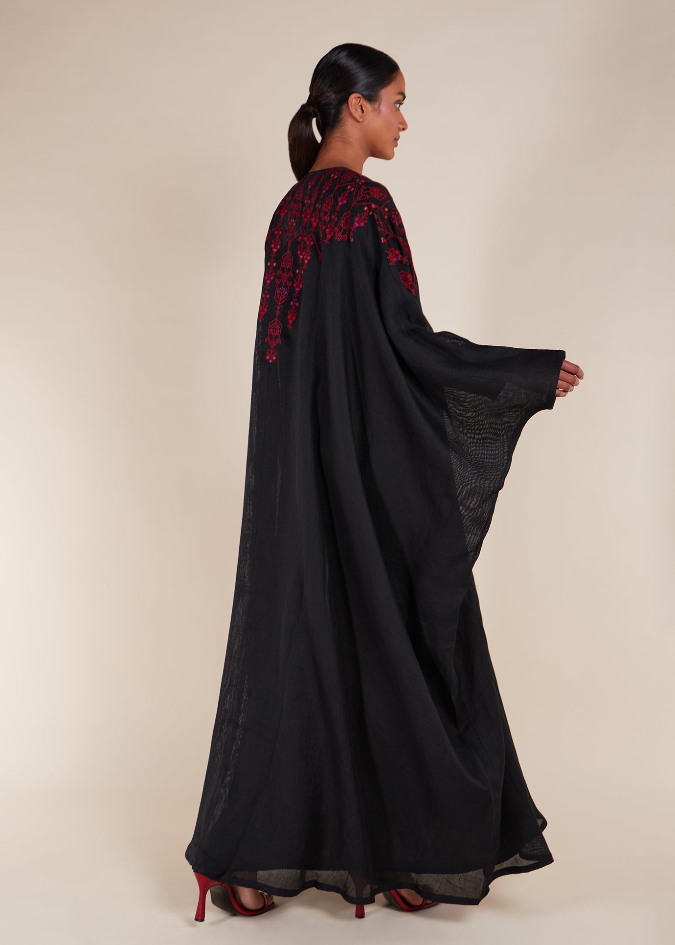 Tatreez Open Abaya | Modest Open Abayas | Aab Modest Wear Tatreez Open Abaya | Modest Open Abayas | Aab Modest Wear