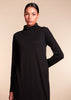 Turtle Neck Maxi Black