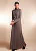 Turtle Neck Maxi Dark Grey