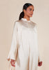 Slim Sleeve Abaya Cream