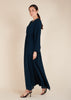 Waist Pleat Abaya Teal