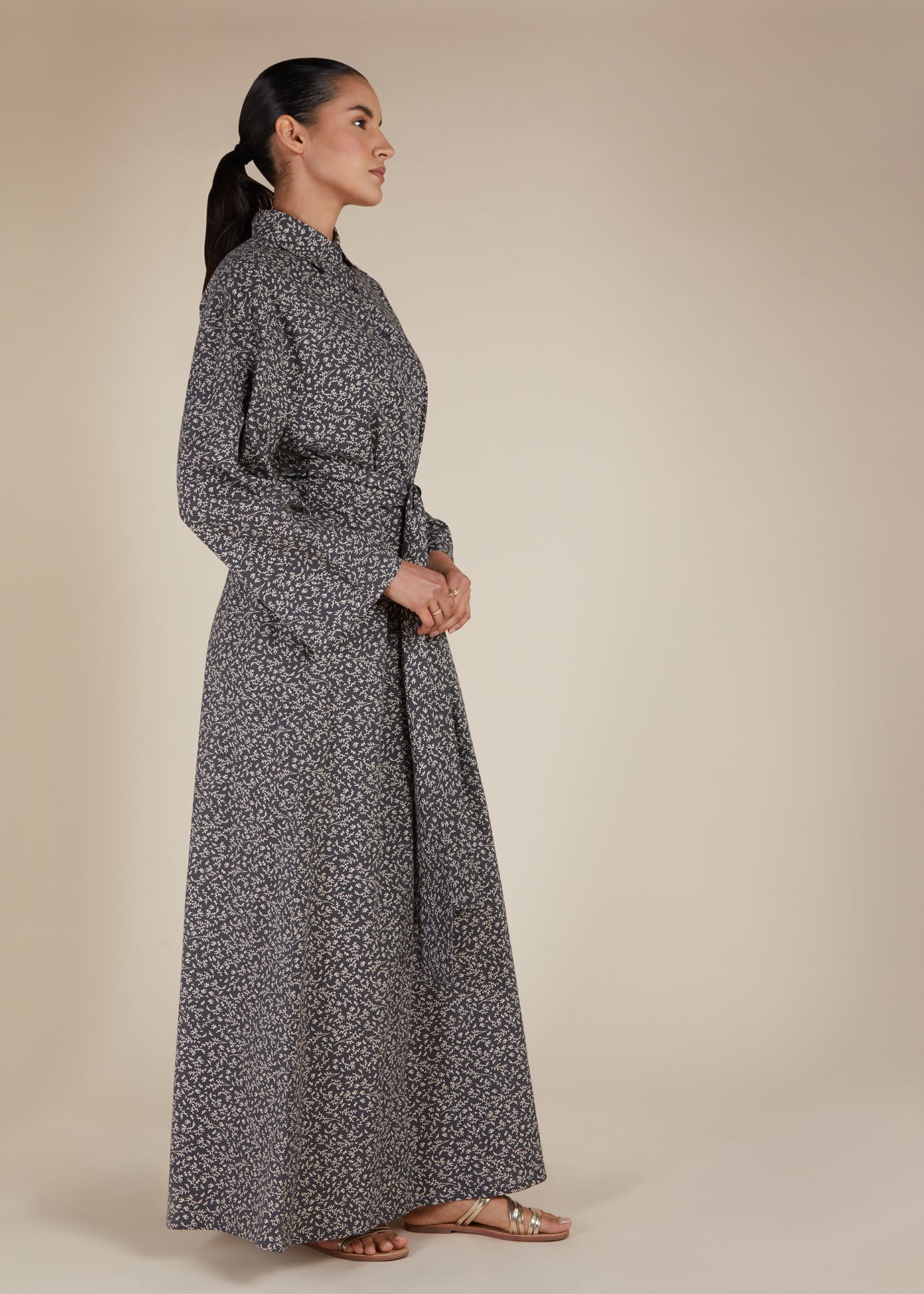 White Ivy Cotton Maxi | Modest Maxi Dresses | Aab Modest Wear White Ivy Cotton Maxi | Modest Maxi Dresses | Aab Modest Wear