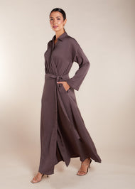 Wrap Abaya Taupe