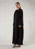 Tassel Hem Open Abaya