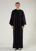 Rib Hoody Black