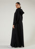 Rib Hoody Black