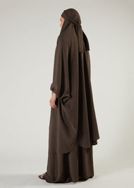 Khimar & Skirt Set Coffee