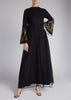 Miniature Garden Maxi Dress Black