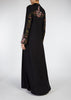 Pink Paisley Abaya