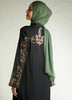Pink Paisley Abaya