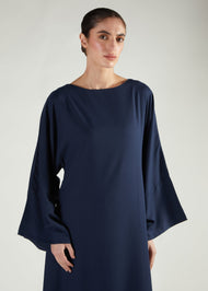 Loose Fit Abaya Navy