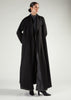 Wide Lapel Coat Black