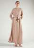 A Line Abaya Nude