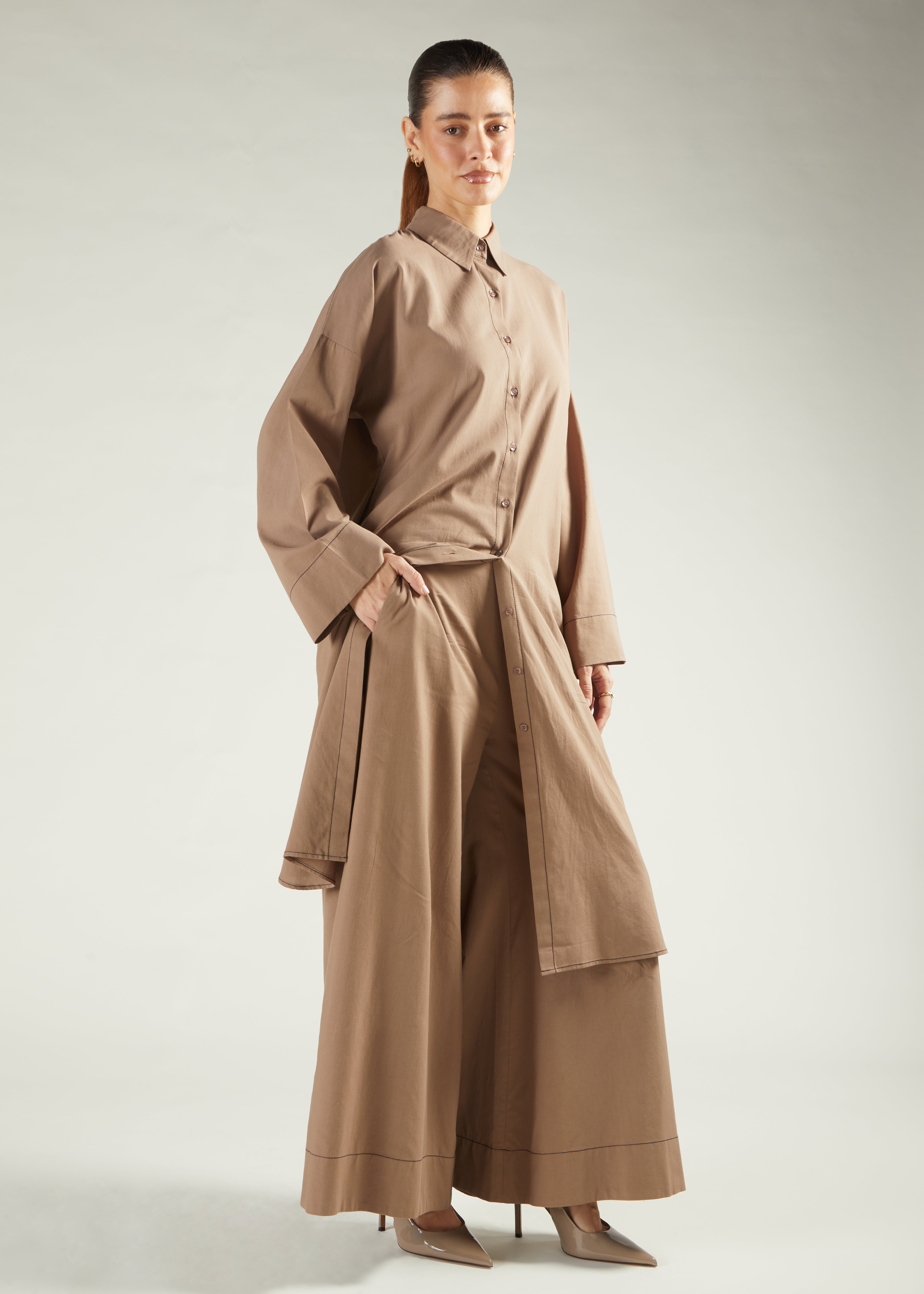 Modest Corods Mushroom Co-Ord Set | Modest Co-Ord Sets | Aab Modest Wear