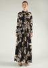 Leaf Print Maxi