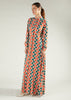 Tile Print Maxi