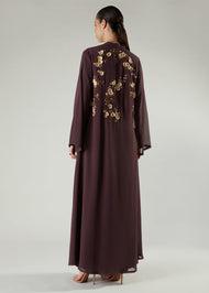 Vintage Rose Open Abaya