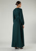 Green Seam Abaya