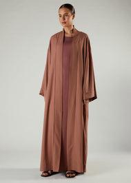 Mocha Open Abaya