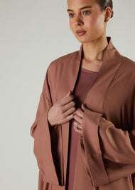 Mocha Open Abaya