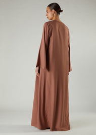 Mocha Panel Abaya