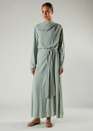 Green Tea Cowl Abaya