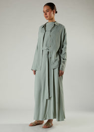 Green Tea Cowl Abaya