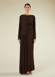 Alaia Maxi Brown