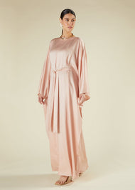 Blush Sateen Kaftan