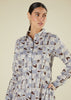 Blue Retro Maxi