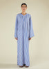 Single Pleat Kaftan Blue