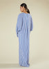 Single Pleat Kaftan Blue