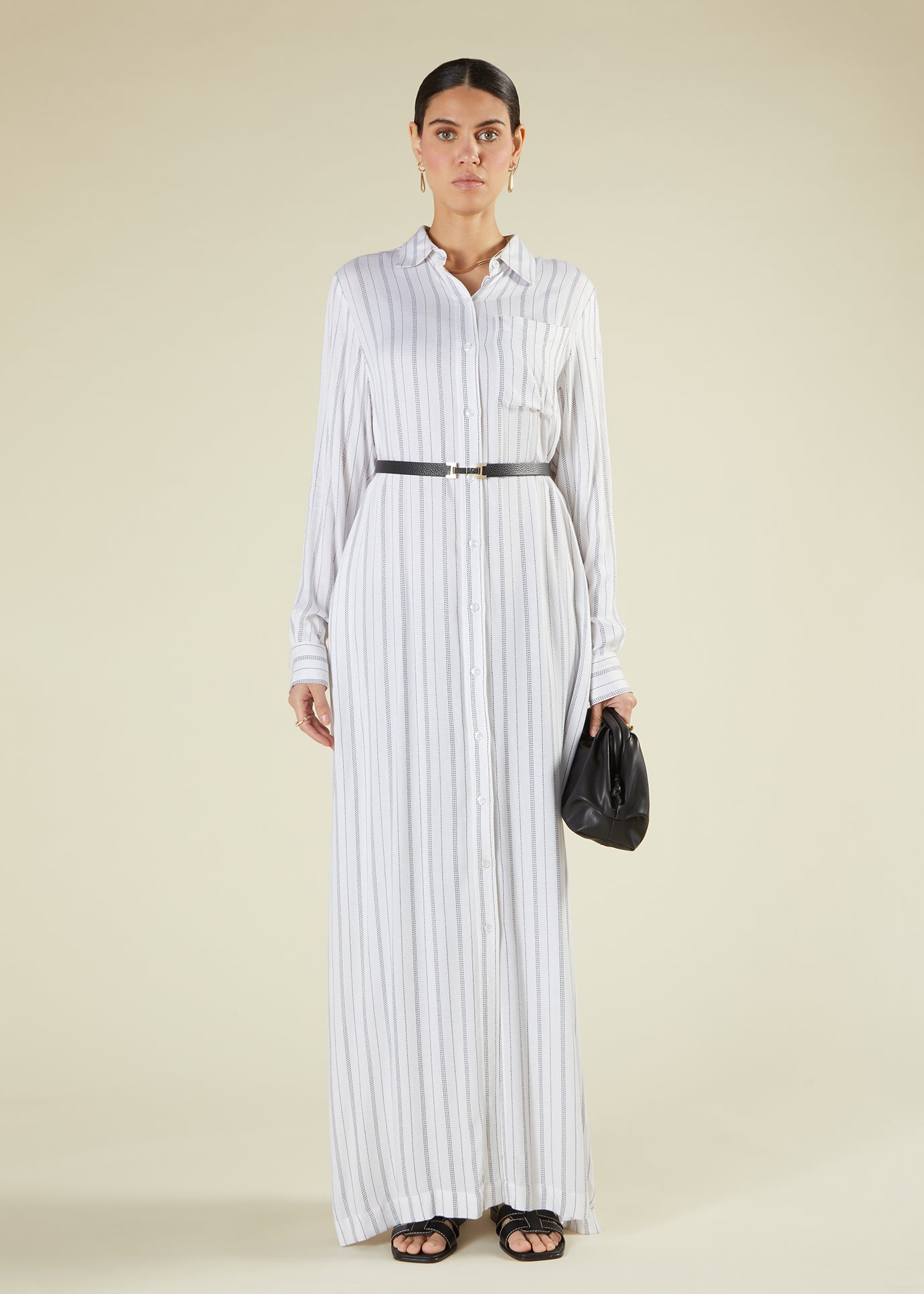 Long Cotton Shirt Dress | Modest Shirt Dresses